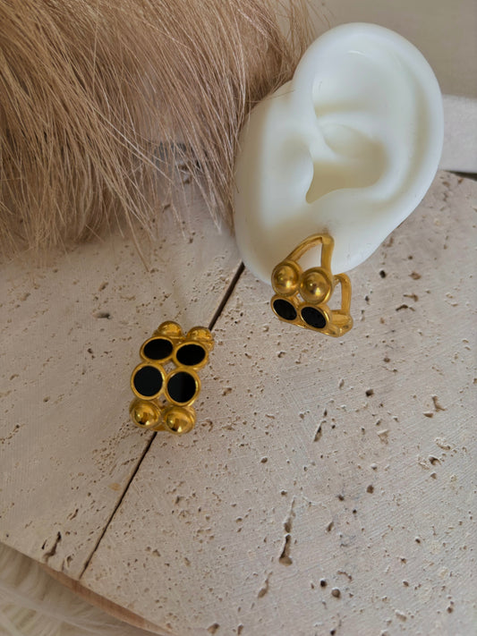 Black Statement Earrings